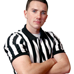 Referee Mikey McArdle